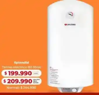 Easy Splendid termo electrico oferta
