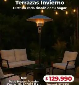 Easy Nex patio heater powder coated oferta