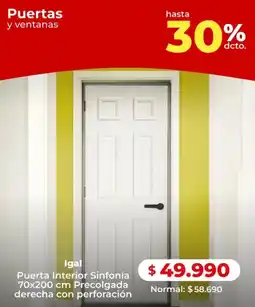 Easy Igal puerta interior sinfonía oferta