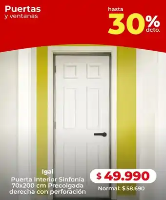Easy Igal puerta interior sinfonía oferta
