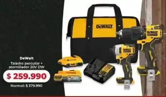 Easy Dewalt taladro percutor + atornillador oferta