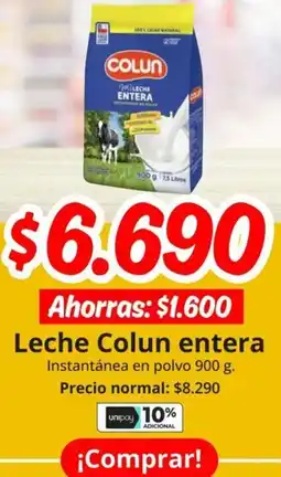 Unimarc Leche Colun entera Instantánea en polvo oferta