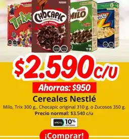 Unimarc Cereales nestlé oferta