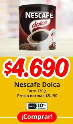 Unimarc Nescafe dolca tarro oferta