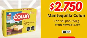 Unimarc Mantequilla colun con sal pan oferta