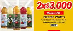 Unimarc Néctar watt's variedades desechable oferta
