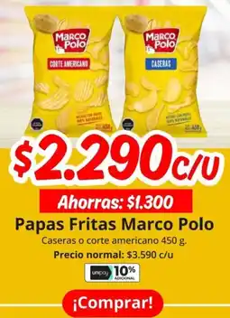 Unimarc Papas fritas marco polo oferta