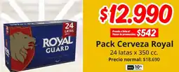 Unimarc Pack cerveza royal oferta