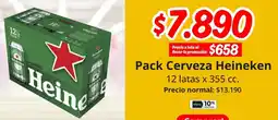 Unimarc Pack cerveza heineken oferta