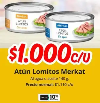 Unimarc Atún lomitos merkat oferta