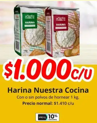 Unimarc Harina nuestra cocina oferta