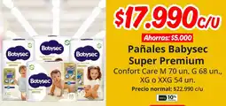 Unimarc Pañales babysec super premium oferta