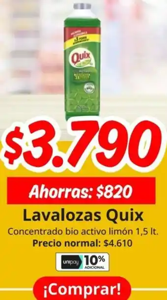 Unimarc Quix lavalozas oferta
