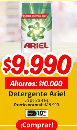 Unimarc Ariel detergente en polvo oferta