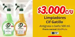 Unimarc Cif gatillo limpiadores oferta