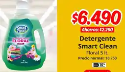 Unimarc Smart clean detergente floral oferta