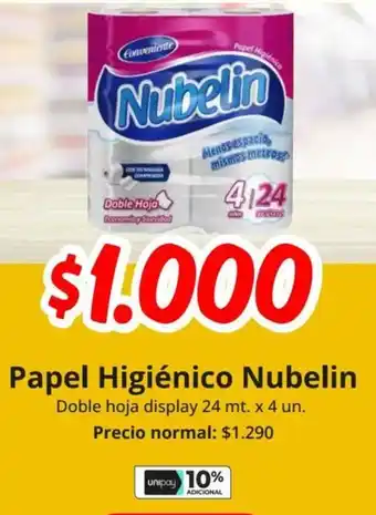 Unimarc Nubelin papel higiénico oferta