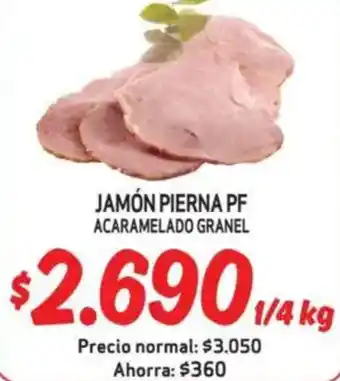 Mayorista 10 Jamón pierna pf acaramelado granel oferta