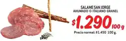 Mayorista 10 Salame san jorge ahumado o italiano granel oferta
