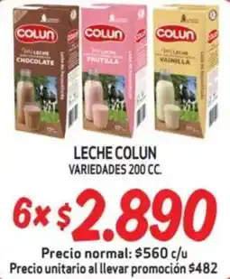 Mayorista 10 Colun leche variedades oferta