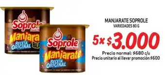 Mayorista 10 Manjarate soprole variedades oferta