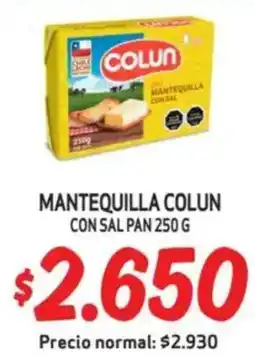 Mayorista 10 Colun mantequilla con sal pan oferta