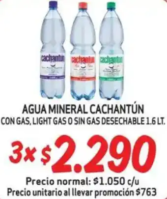 Mayorista 10 Agua mineral cachantún oferta