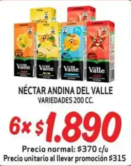 Mayorista 10 Nectar andina del valle variedades oferta