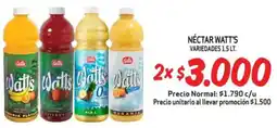 Mayorista 10 Néctar watt's variedades oferta