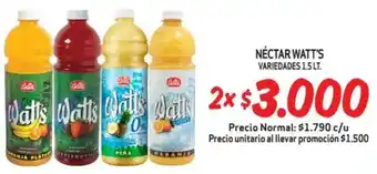 Mayorista 10 Néctar watt's variedades oferta
