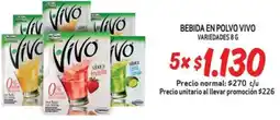 Mayorista 10 Vivo bebida en polvo variedades oferta