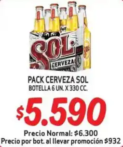 Mayorista 10 Pack cerveza sol oferta