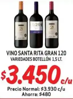 Mayorista 10 120 santa rita vino gran oferta