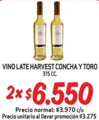 Mayorista 10 Vino late harvest concha y toro oferta