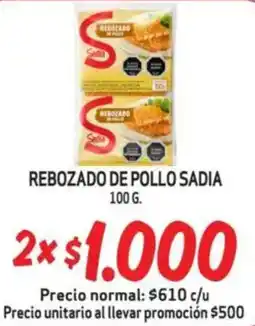 Mayorista 10 Rebozado de pollo sadia oferta