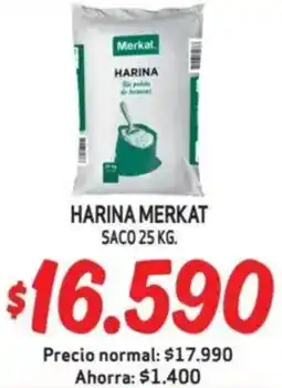 Mayorista 10 Merkat harina saco oferta