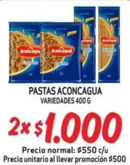 Mayorista 10 Aconcagua pastas variedades oferta