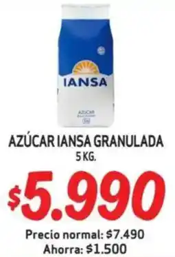 Mayorista 10 Iansa azúcar granulada oferta