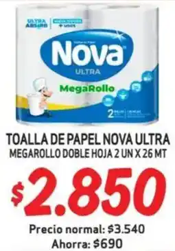 Mayorista 10 Nova ultra toalla de papel megarollo doble hoja oferta
