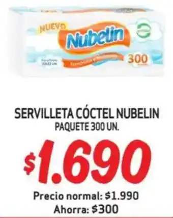 Mayorista 10 Nubelin servilleta cóctel oferta