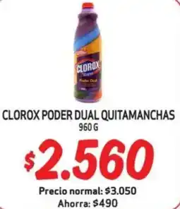 Mayorista 10 Clorox poder dual quitamanchas oferta