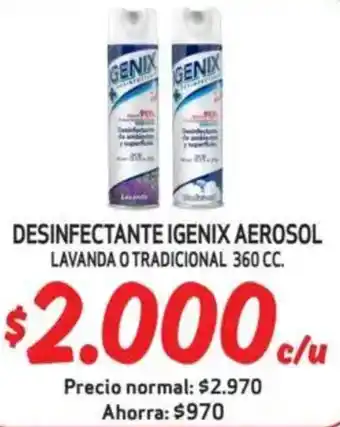Mayorista 10 Igenix aerosol desinfectante oferta