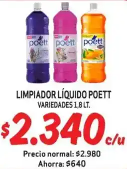 Mayorista 10 Poett limpiador líquido oferta