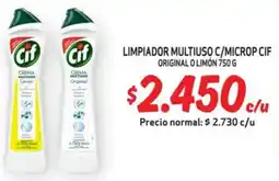 Mayorista 10 Cif limpiador multiuso c/microp original o limón oferta
