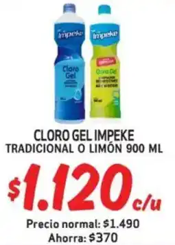 Mayorista 10 Cloro gel impeke tradicional o limón oferta