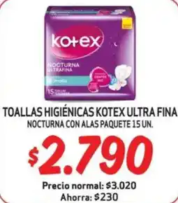 Mayorista 10 Kotex toallas higiénicas ultra fina oferta