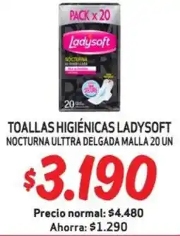 Mayorista 10 Ladysoft toallas higiénicas oferta