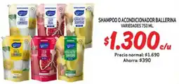 Mayorista 10 Ballerina shampoo o acondicionador oferta