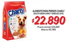 Mayorista 10 Charly alimento para perros adulto sabor carne y cereales oferta