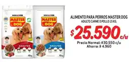 Mayorista 10 Master dog alimento para perros adulto carne o pollo oferta